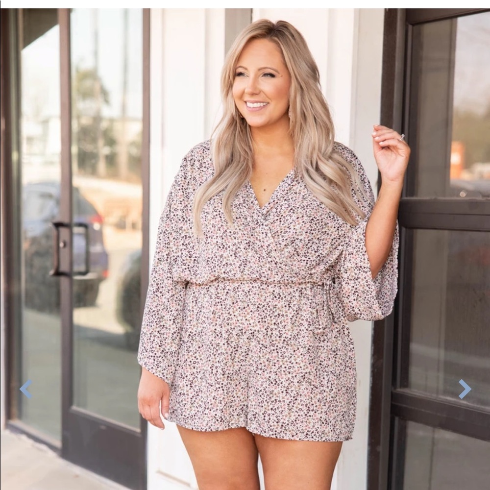 chic soul split the difference romper